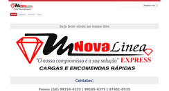 Desktop Screenshot of novalineatransportes.com